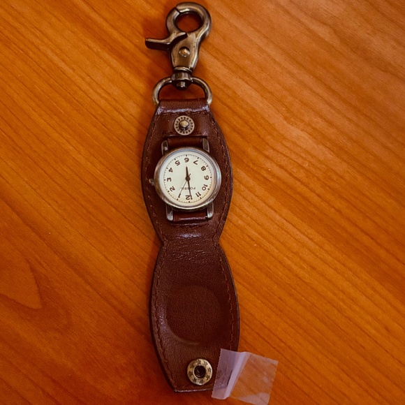 Fossil Brown Leather Fob Watch - Picture 3 of 4